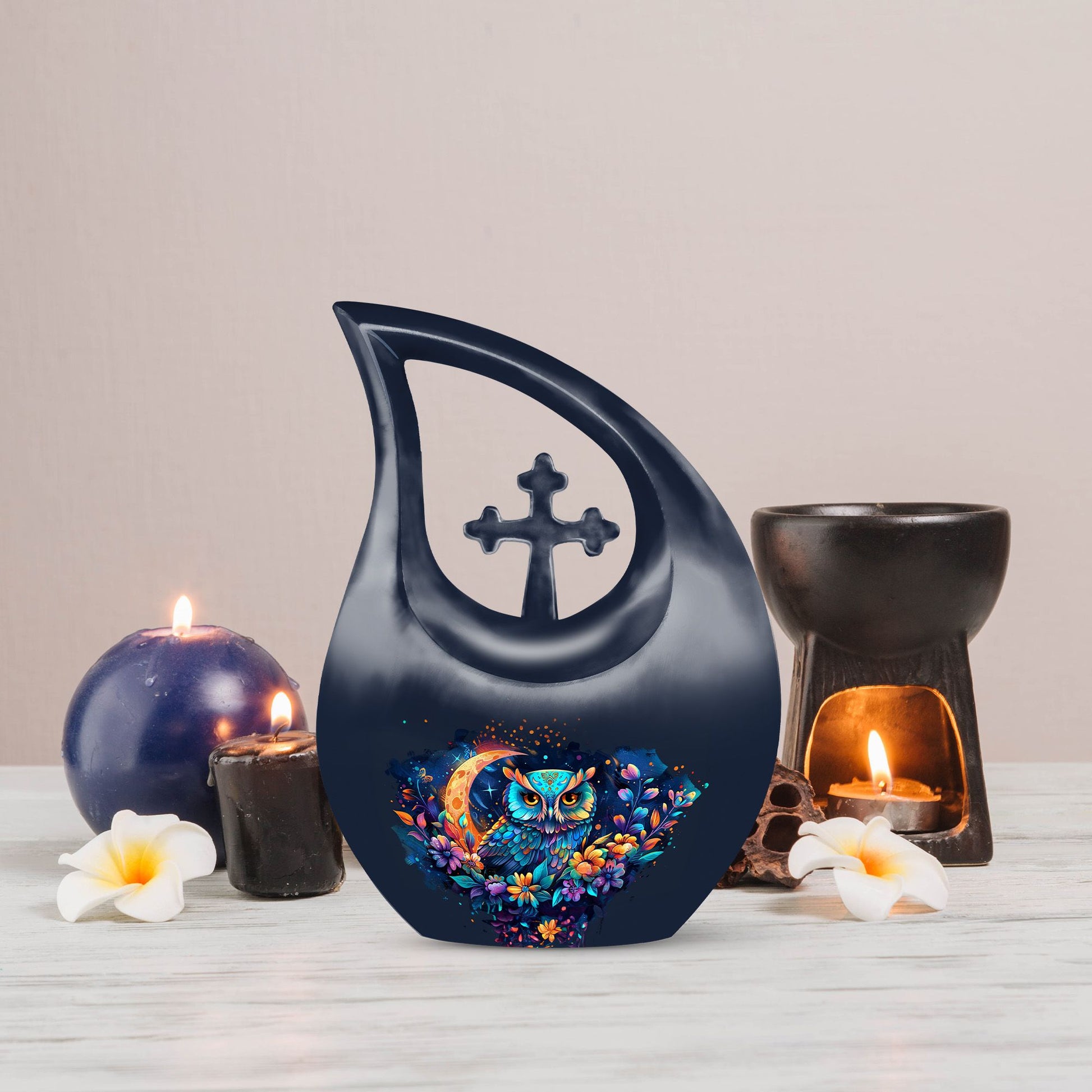 Owl Urns For Ashes - Funeral Urn - Memorial Urn