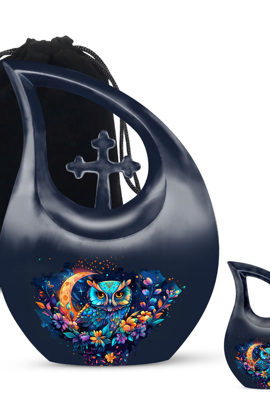 Owl Urns For Ashes - Funeral Urn - Memorial Urn