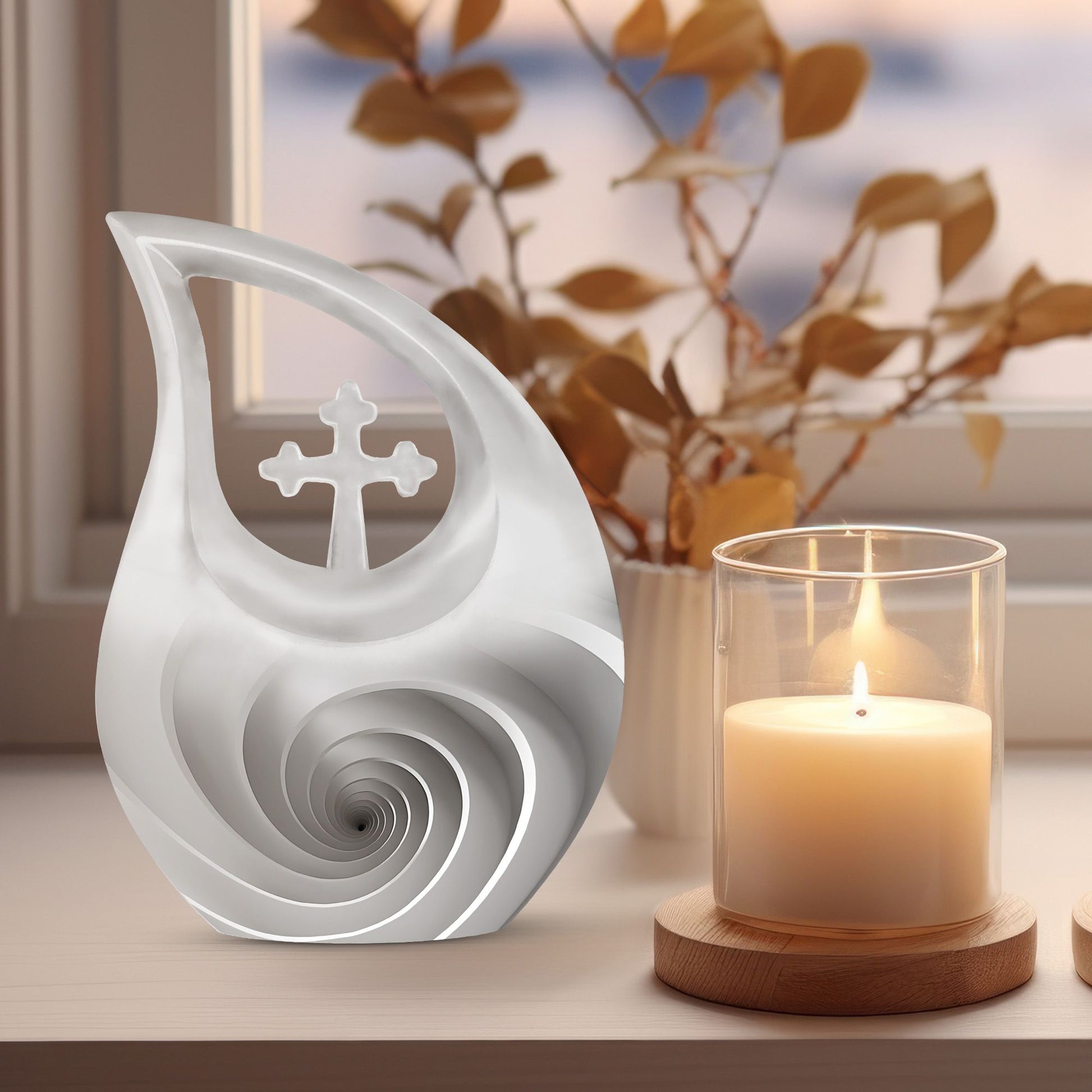 Spiral Urns For Ashes - Funeral Urns For Adult Ashes