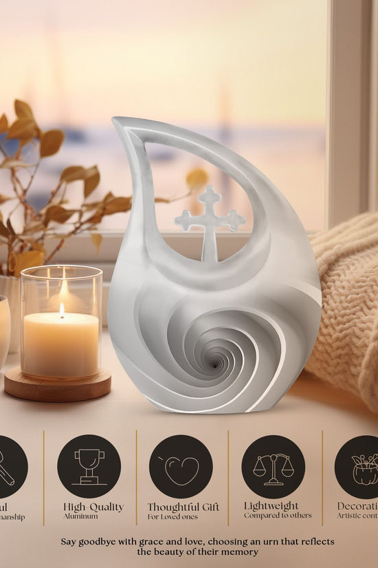 Spiral Urns For Ashes - Funeral Urns For Adult Ashes