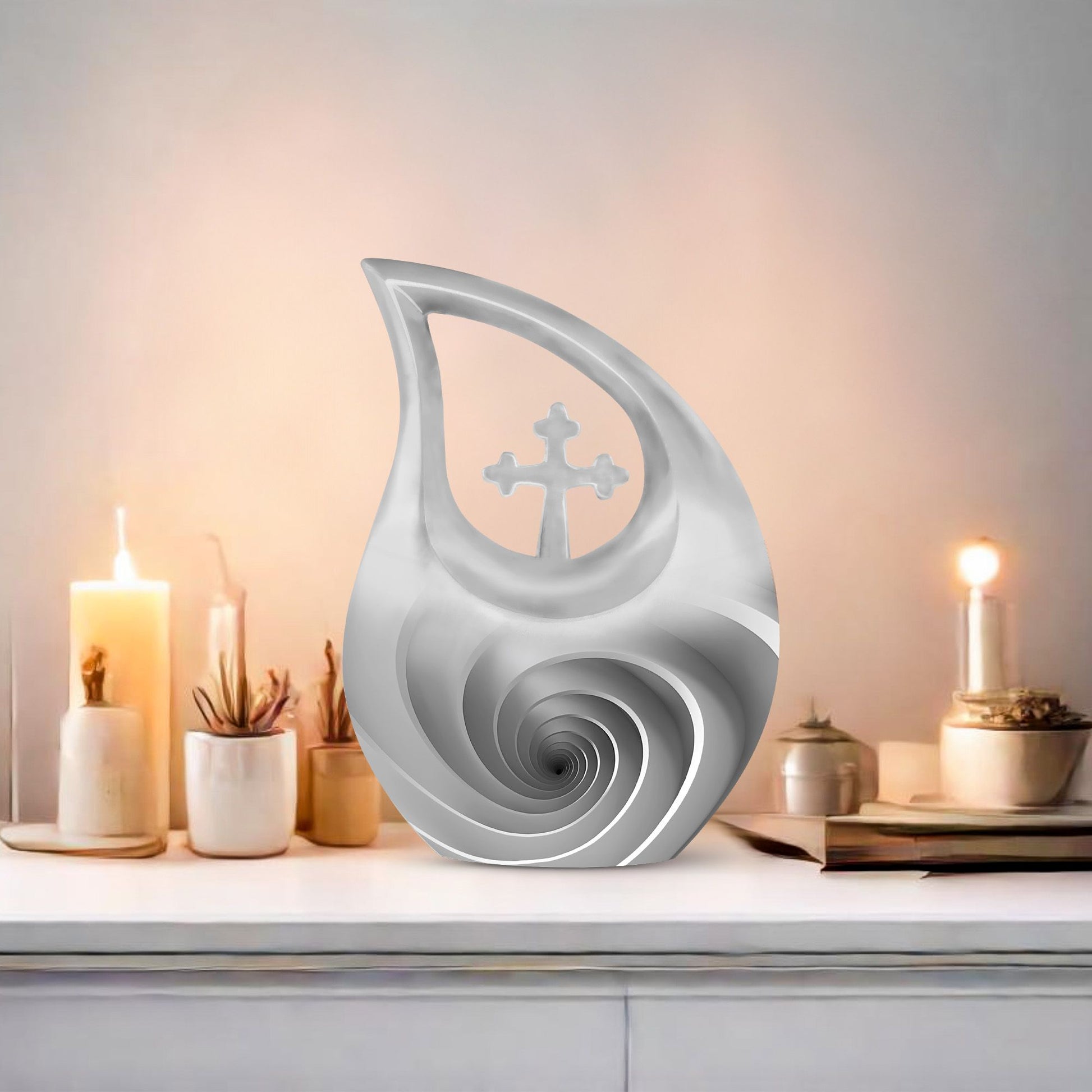 Spiral Urns For Ashes - Funeral Urns For Adult Ashes