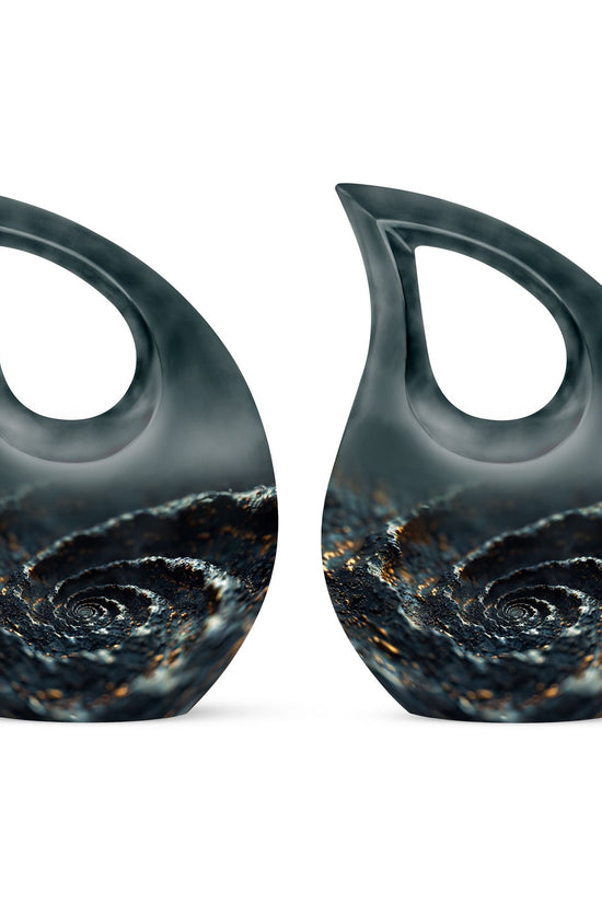 Spiral Urns For Ashes - Cremation Urns Large & Small Combo