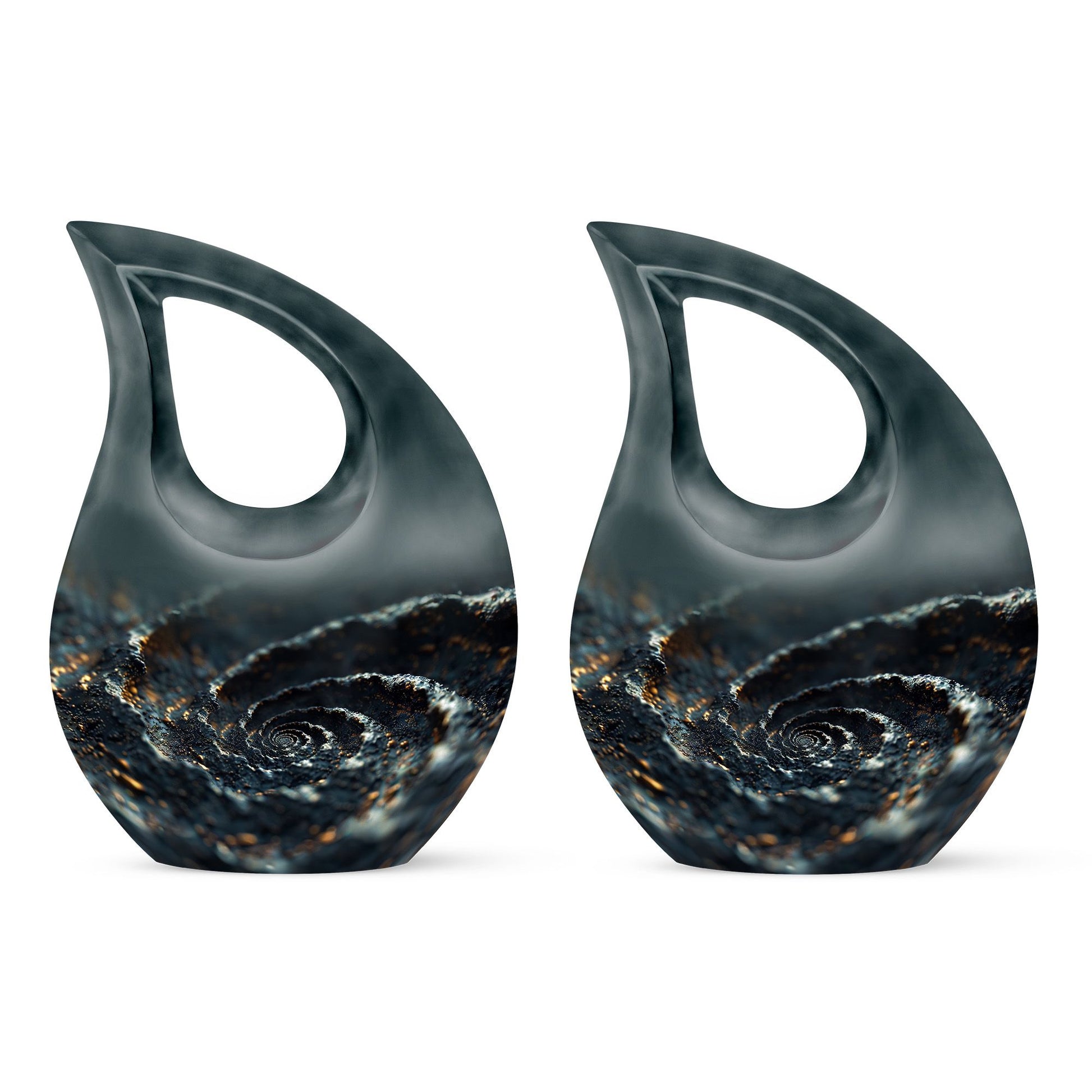 Spiral Urns For Ashes - Cremation Urns Large & Small Combo