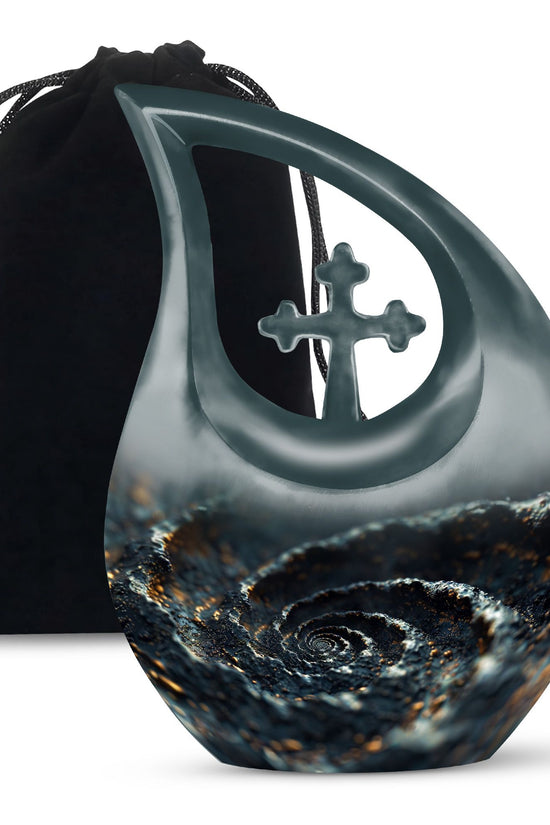 Spiral Urns For Ashes - Cremation Urns Large & Small Combo