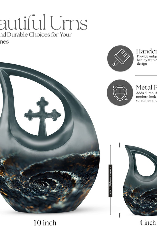 Spiral Urns For Ashes - Cremation Urns Large & Small Combo
