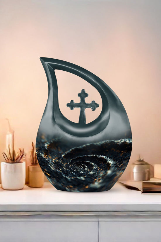 Spiral Urns For Ashes - Cremation Urns Large & Small Combo