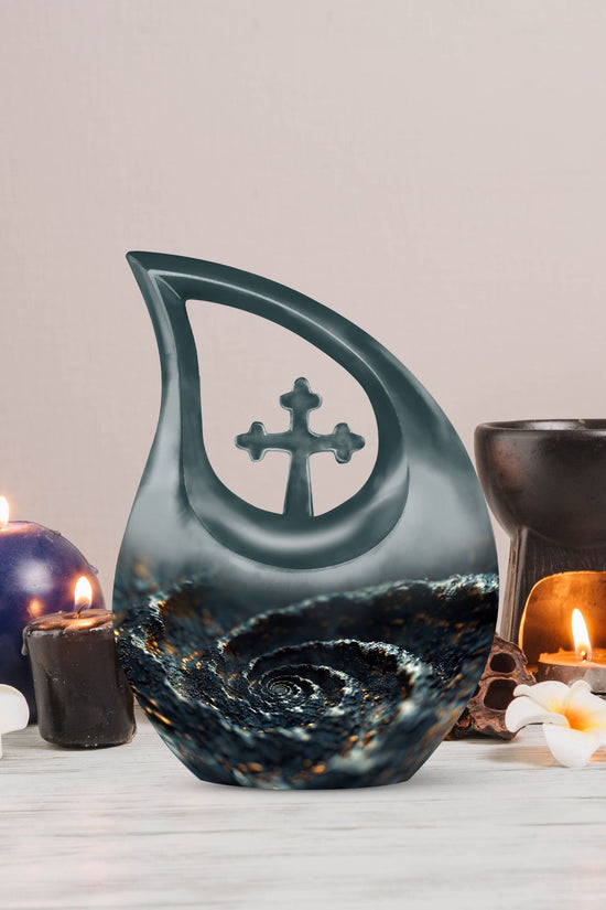 Spiral Urns For Ashes - Cremation Urns Large & Small Combo