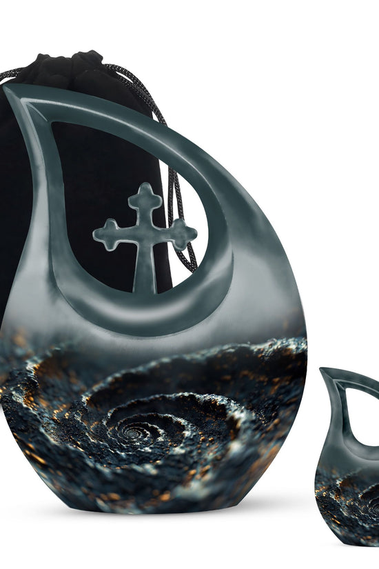 Spiral Urns For Ashes - Cremation Urns Large & Small Combo