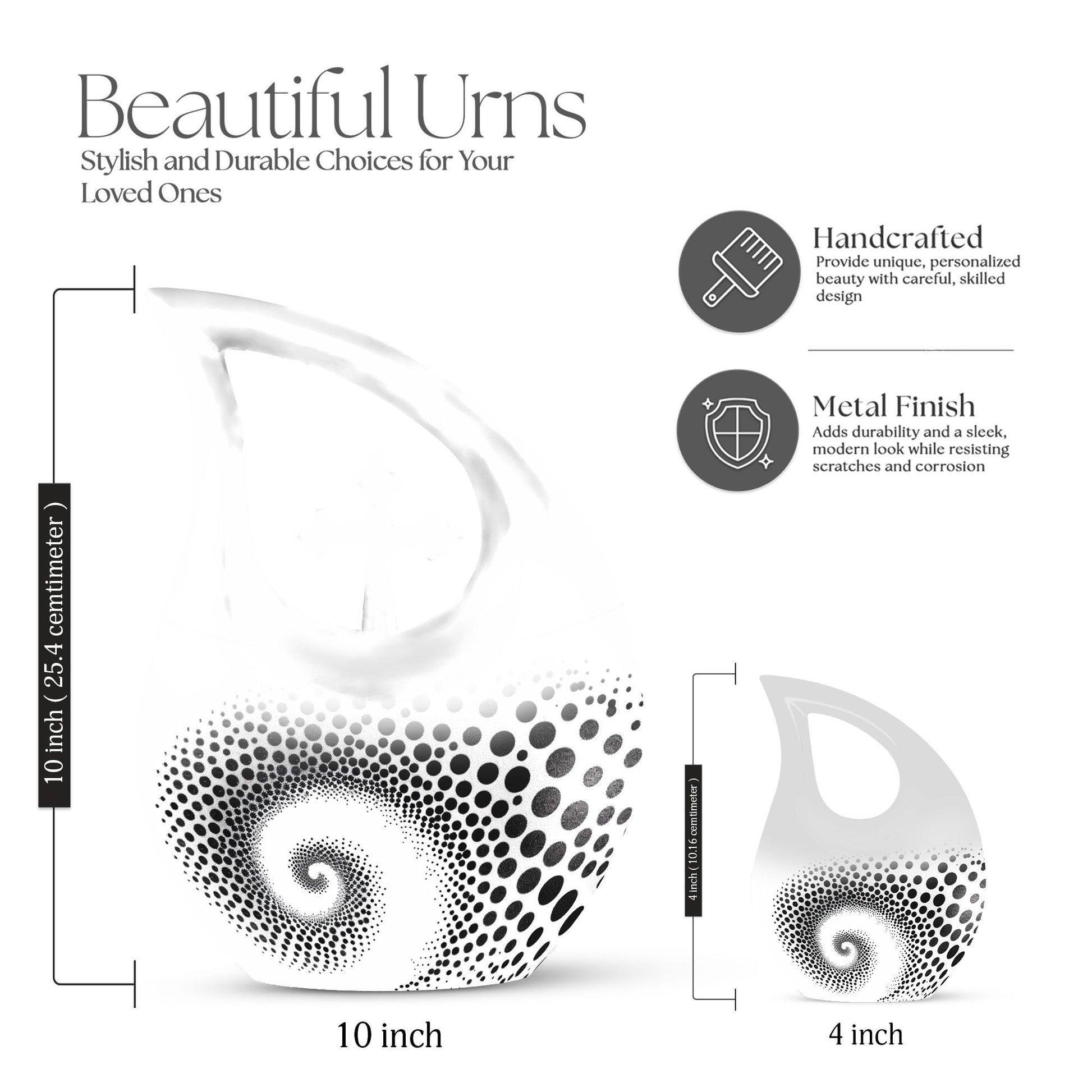 Spiral Urns For Ashes - Funeral Cremation Urns For Ashes