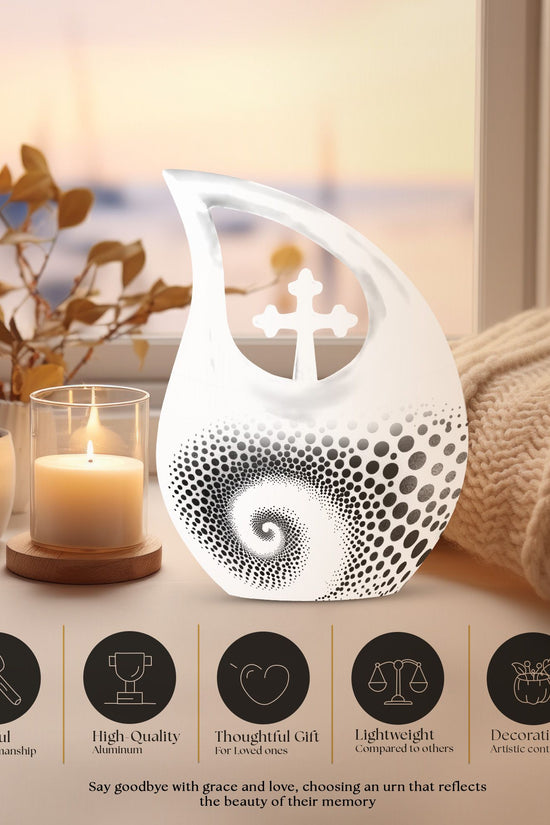 Spiral Urns For Ashes - Funeral Cremation Urns For Ashes