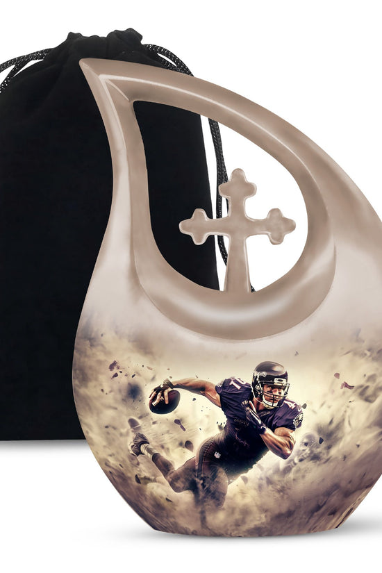 Football Urns For Ashes - Urns For Ground Burial