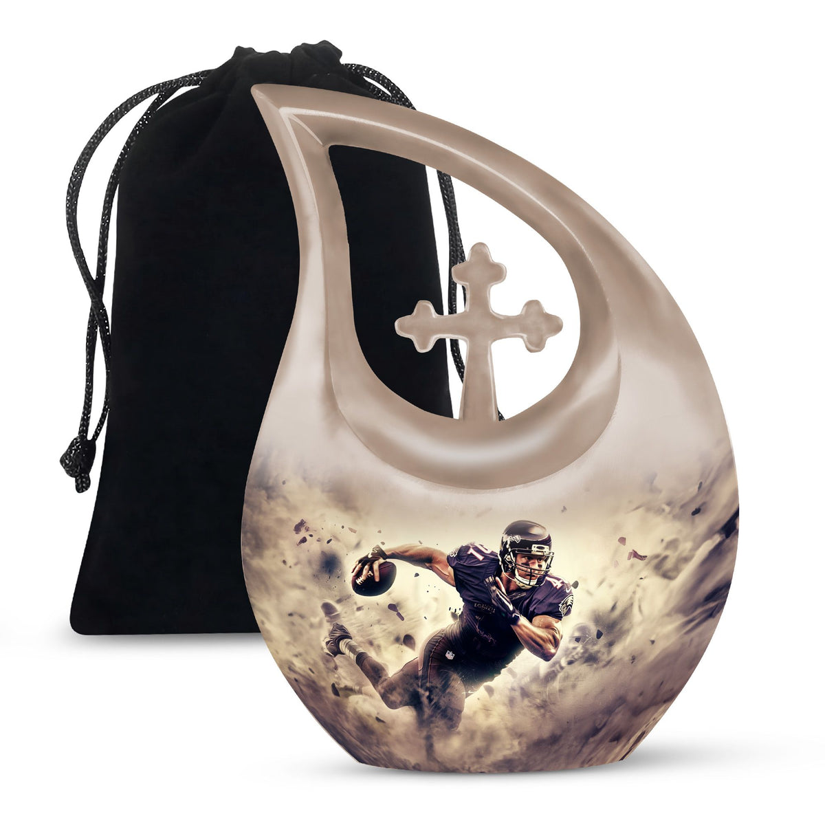 Football Urns For Ashes - Urns For Ground Burial