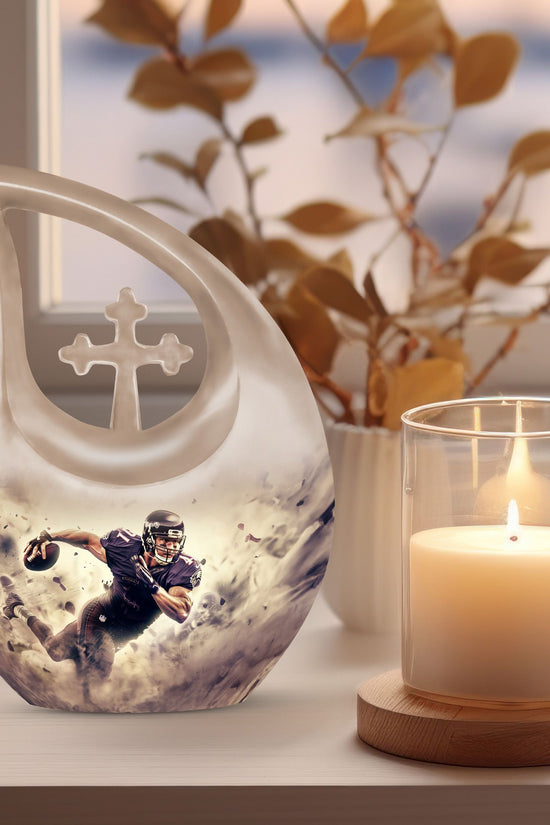 Football Urns For Ashes - Urns For Ground Burial