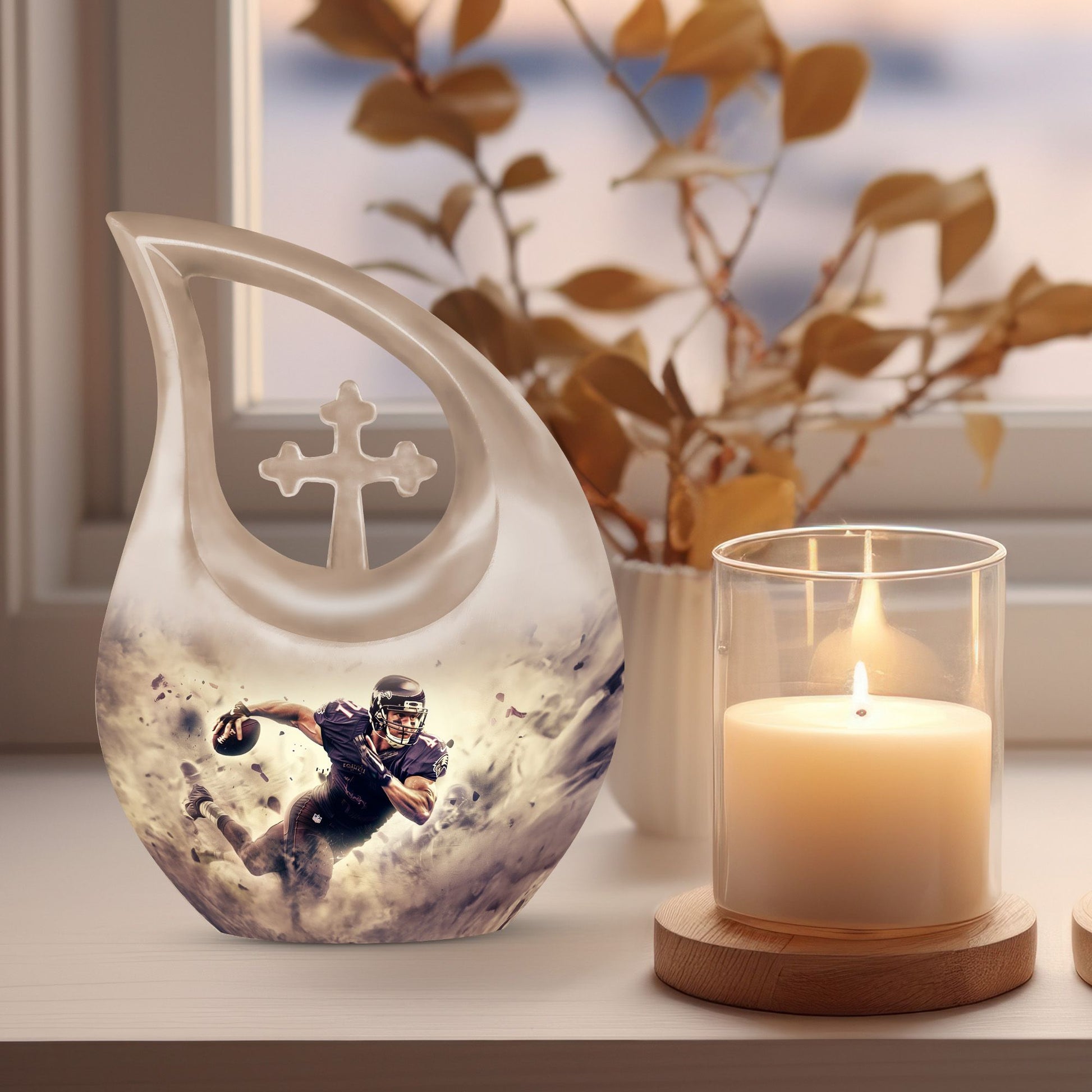 Football Urns For Ashes - Urns For Ground Burial