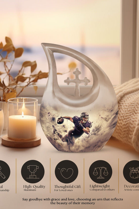 Football Urns For Ashes - Urns For Ground Burial