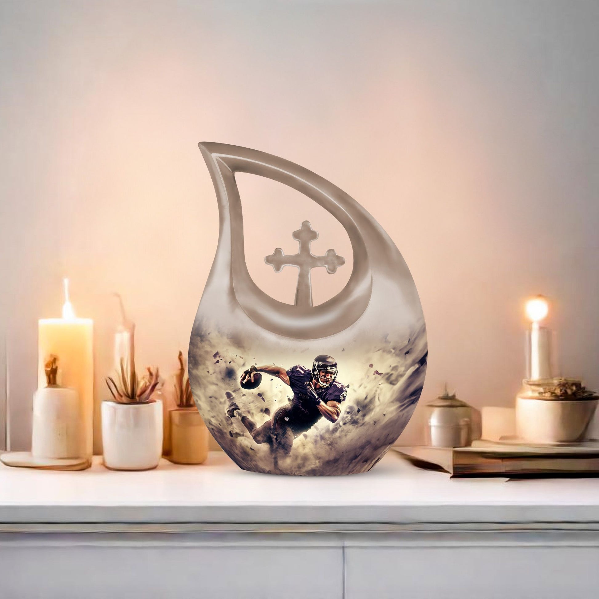 Football Urns For Ashes - Urns For Ground Burial