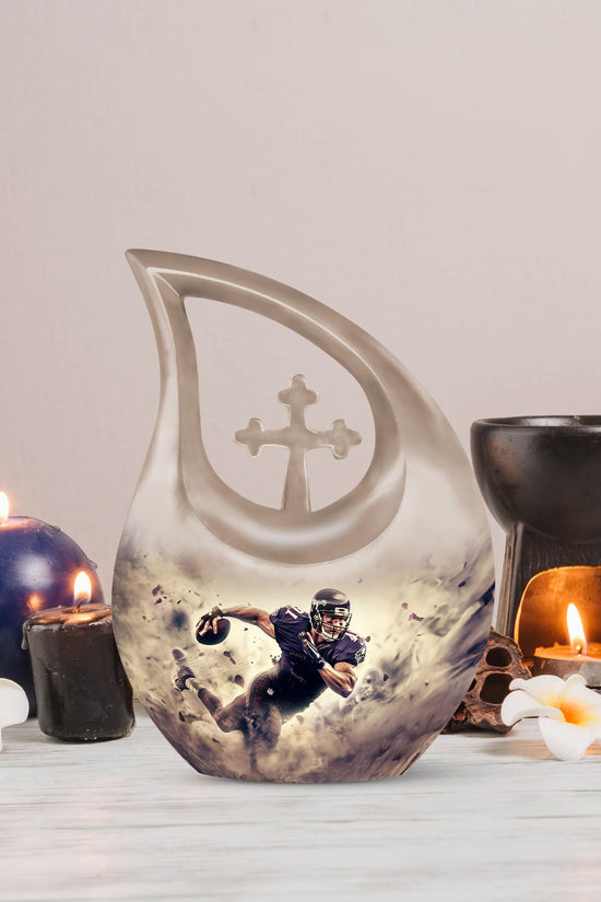 Football Urns For Ashes - Urns For Ground Burial