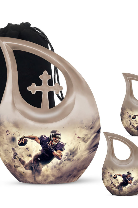Football Urns For Ashes - Urns For Ground Burial
