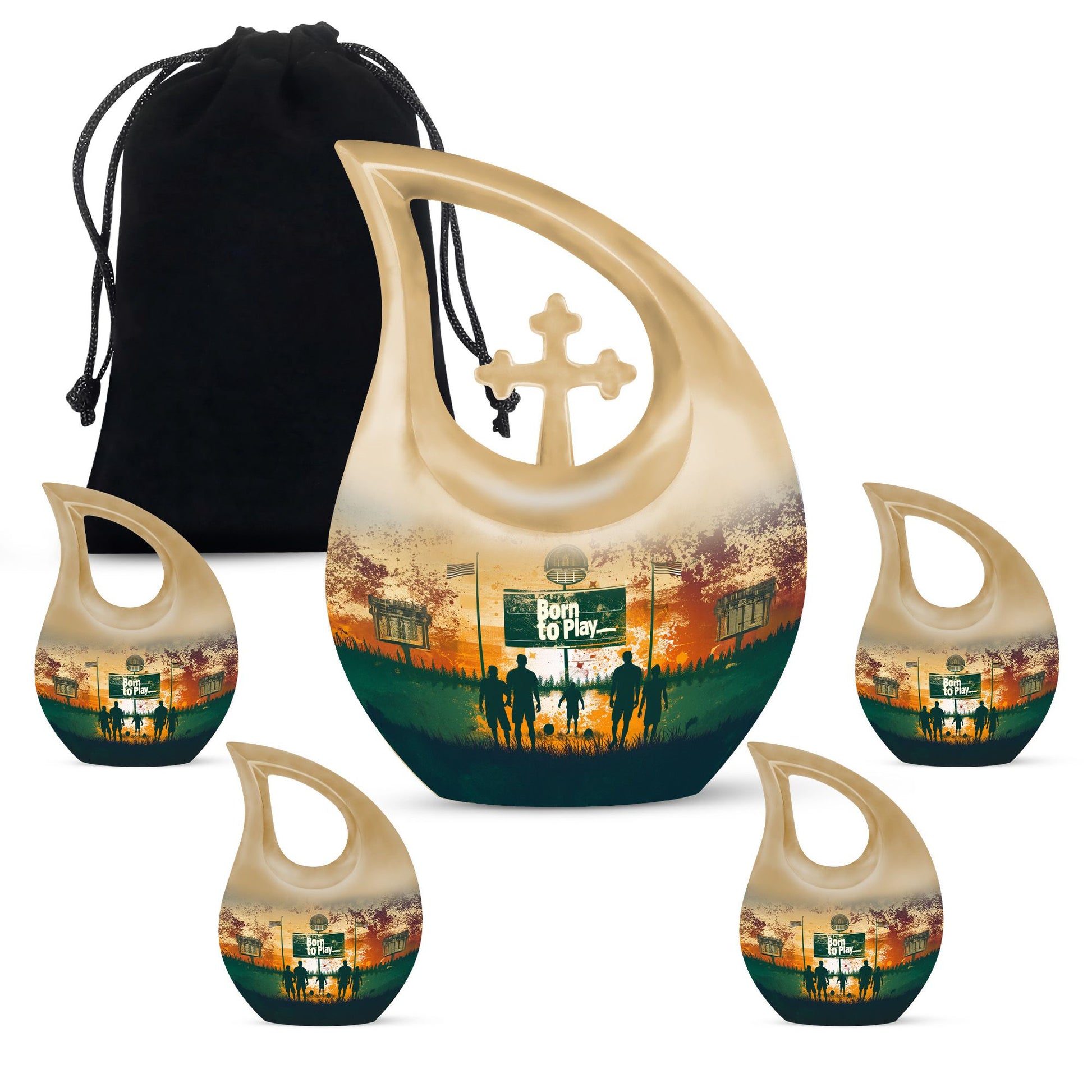 Football Urns For Ashes - Burial Urns For Human Ashes