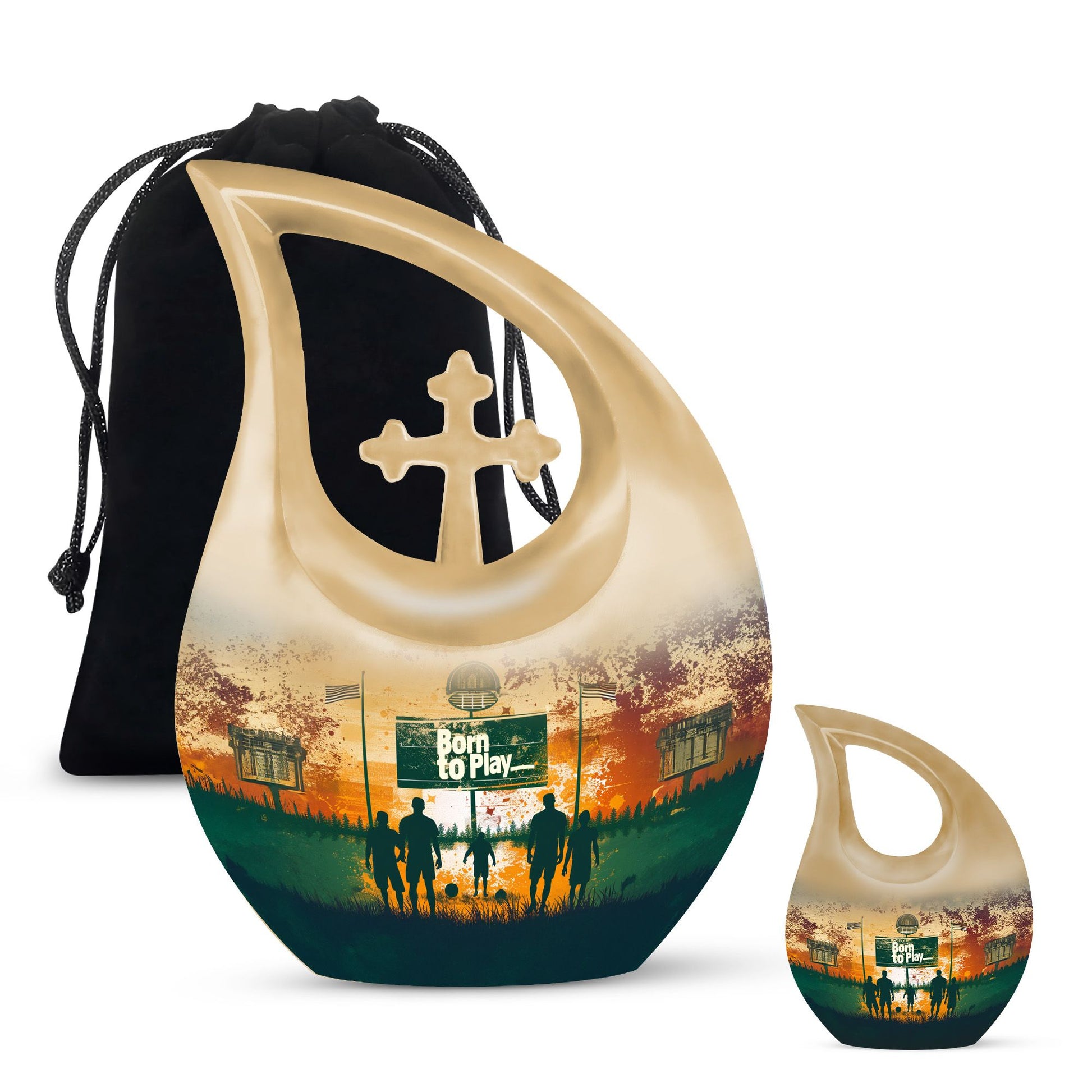 Football Urns For Ashes - Burial Urns For Human Ashes