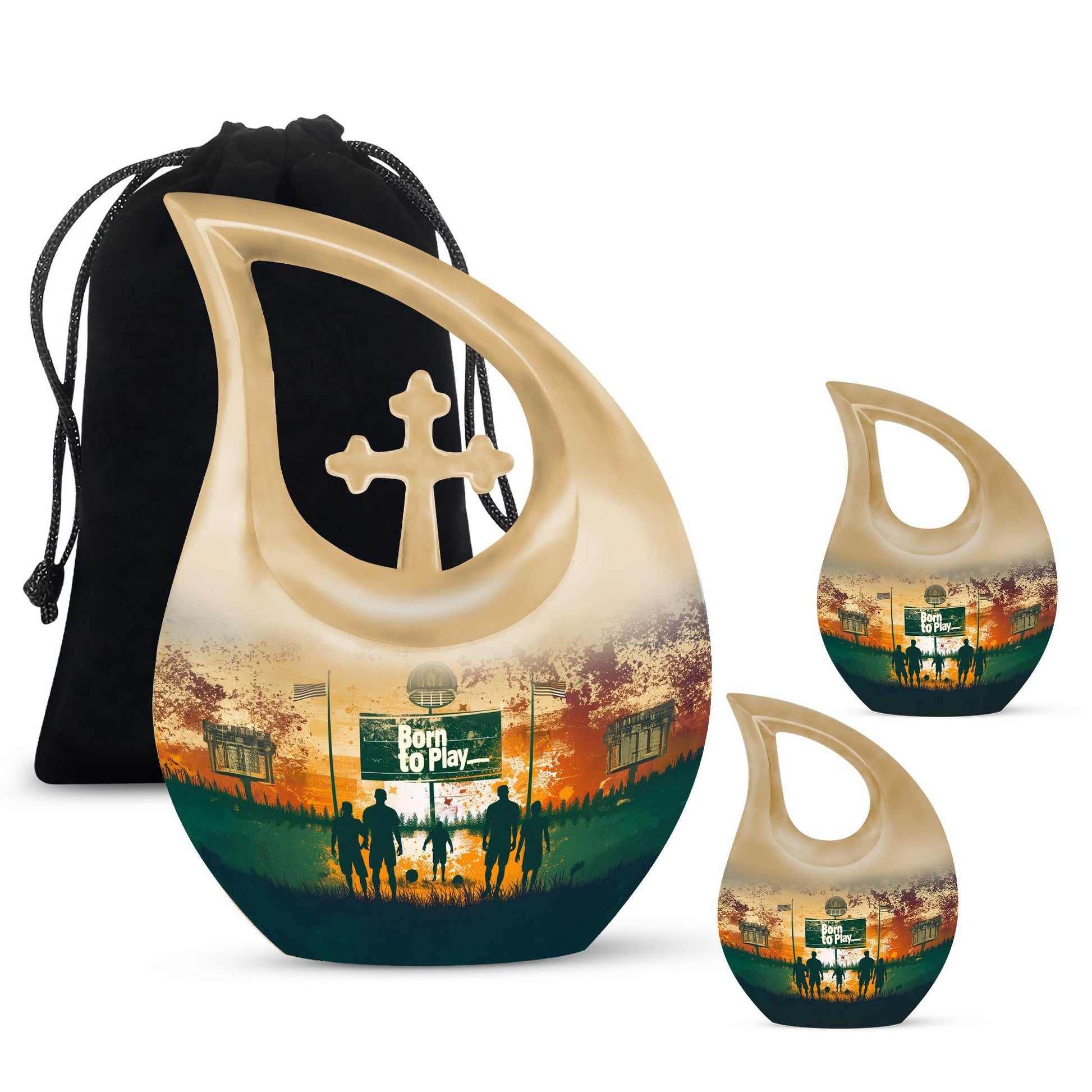 Football Urns For Ashes - Burial Urns For Human Ashes
