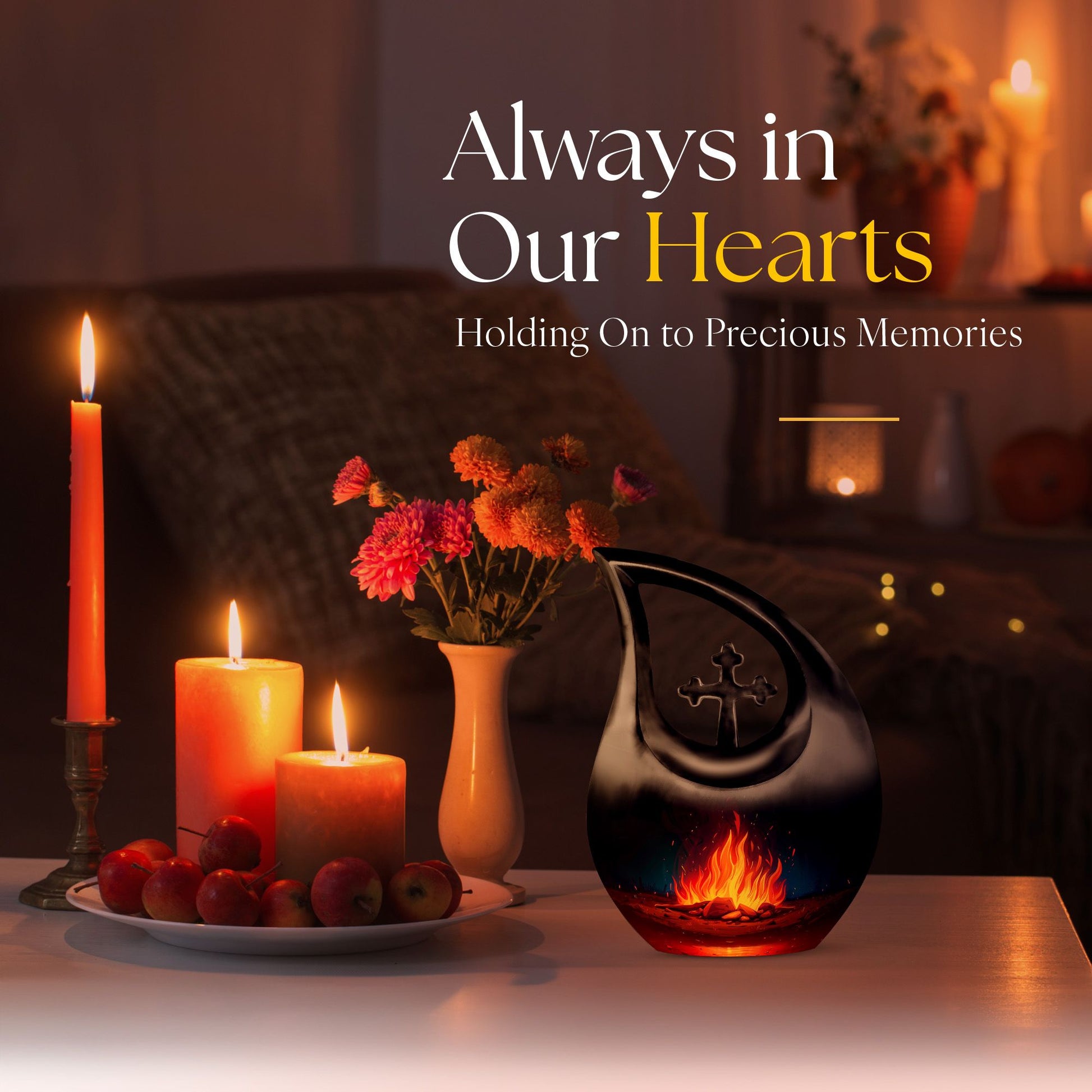 Bornfire Urns For Ashes - Cremation Burial Urns