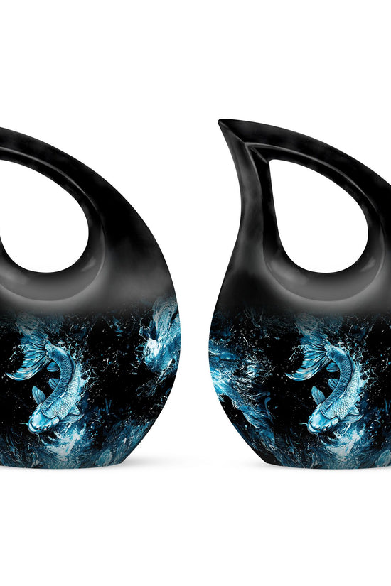Fish Urns For Ashes - Small Burial Urns For Adult Human Ashes