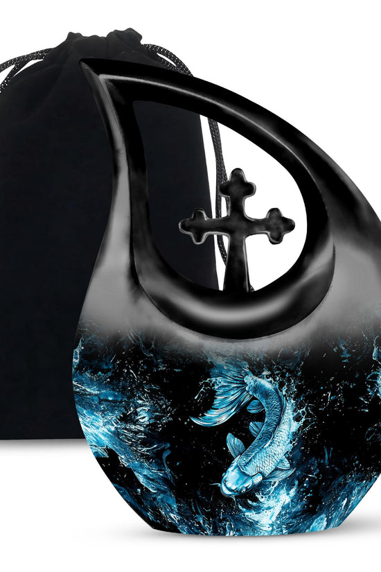 Fish Urns For Ashes - Small Burial Urns For Adult Human Ashes