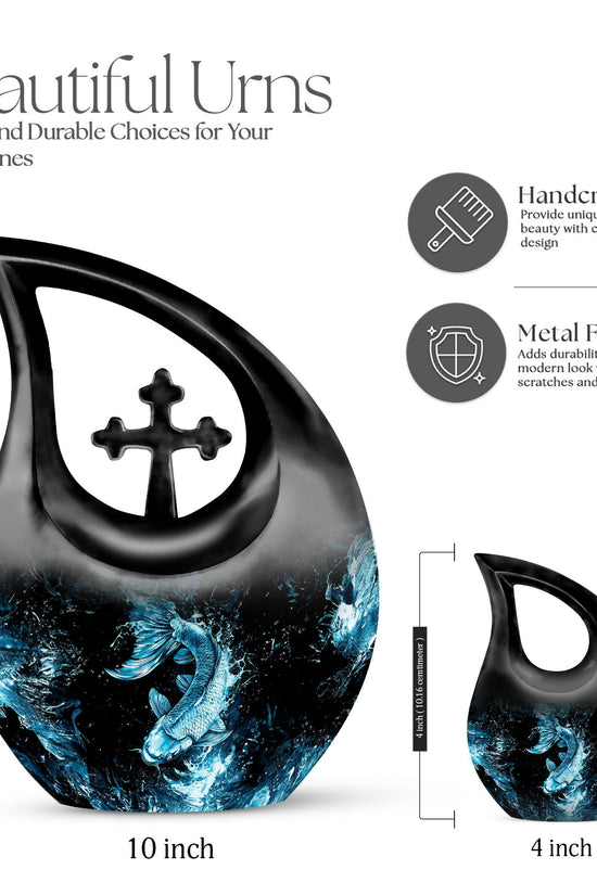 Fish Urns For Ashes - Small Burial Urns For Adult Human Ashes