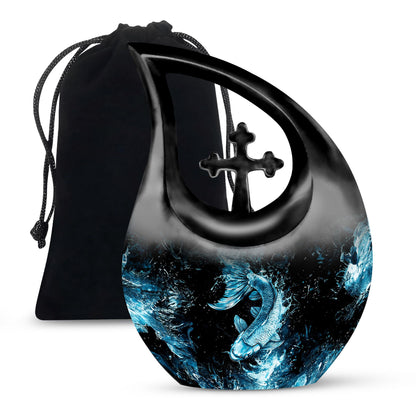 Fish Funeral Urn - Beautiful Cremation Urns For Loved Ones