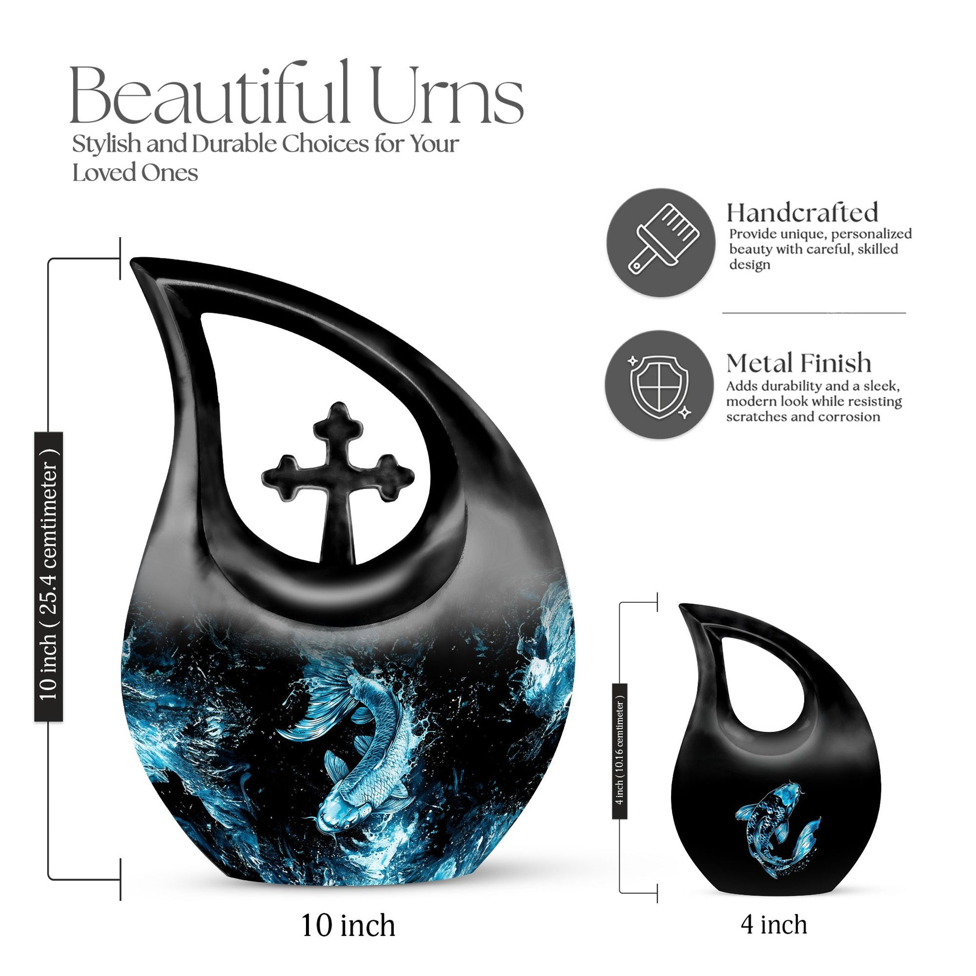 Fish Urns For Ashes - Cremation Urns For Burial In Ground