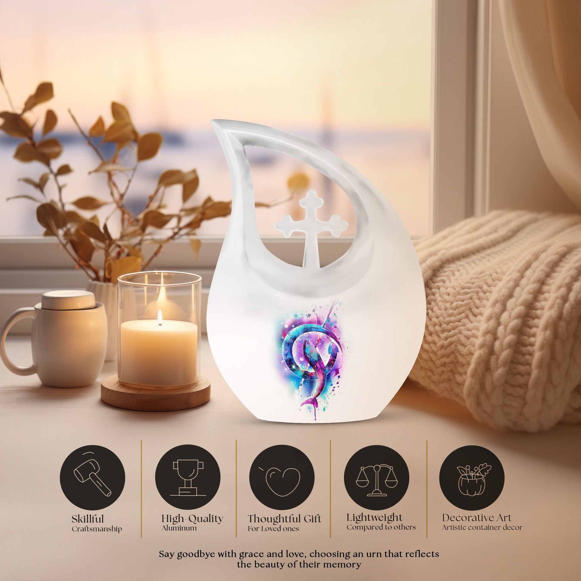 Fish Urns For Ashes - Cremation Urns For Human Ashes Adult Burial