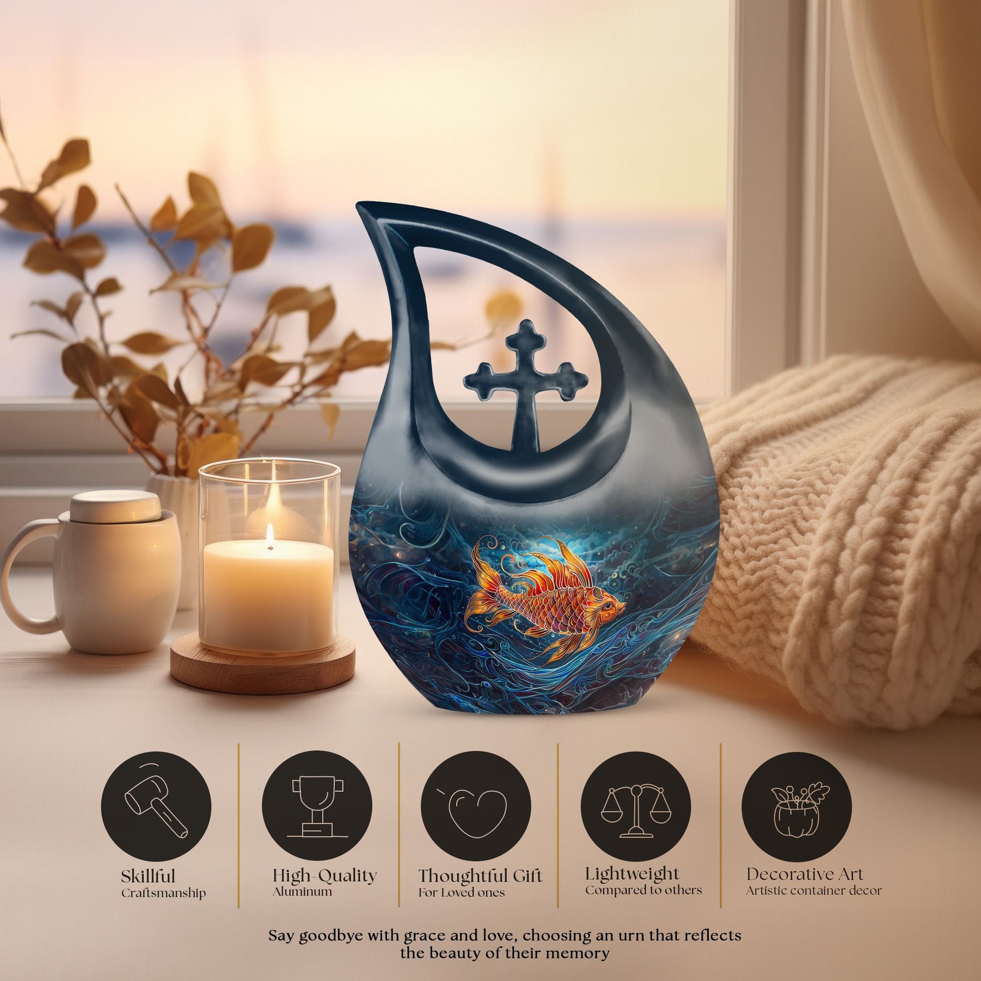 Fish Urns For Ashes - Burial Urns Ashes