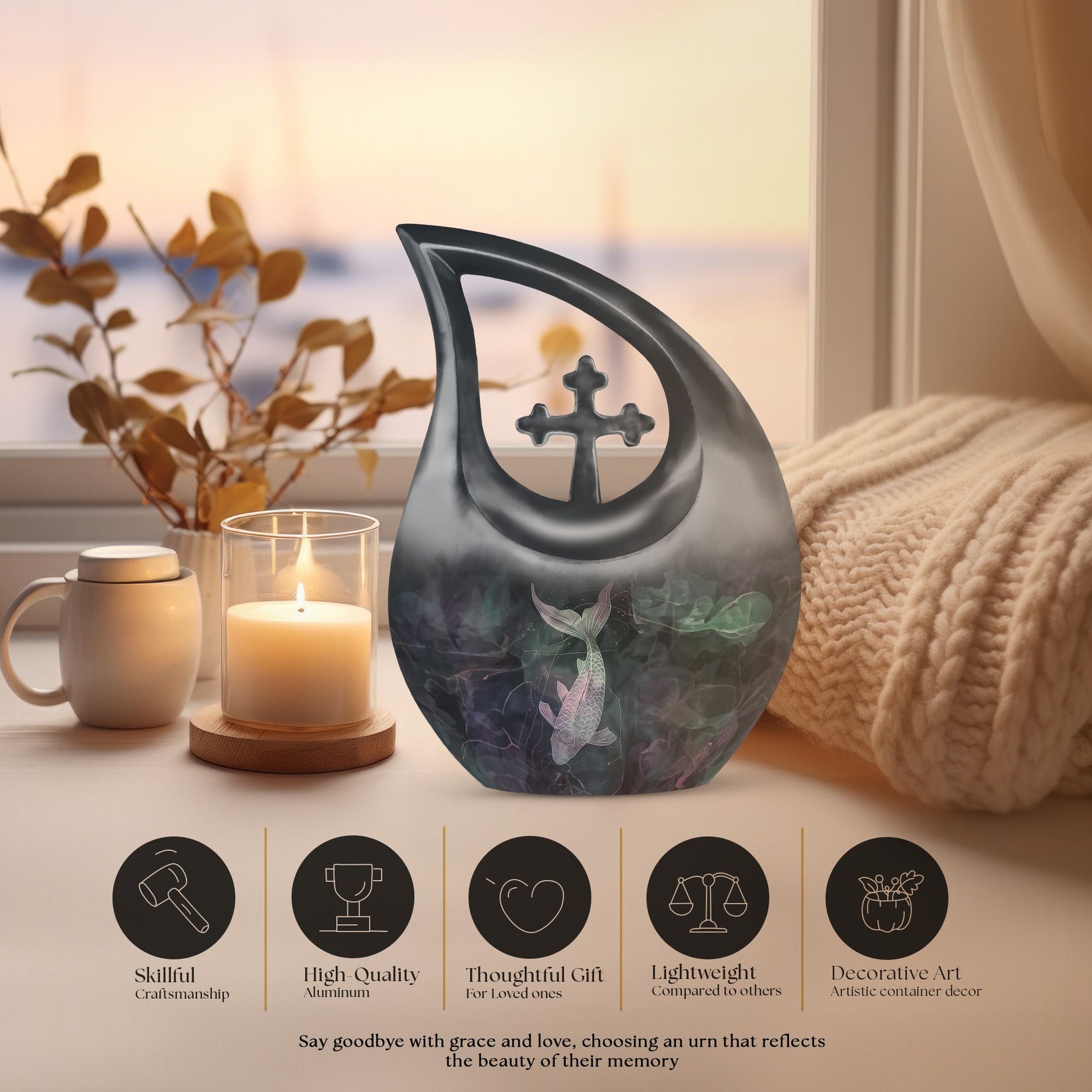 Fish Urns For Ashes - Burial Urns Human Ashes
