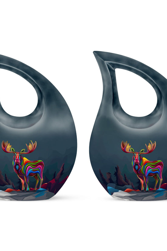Moose Walking Urns For Ashes - Cremation Urn For Ashes