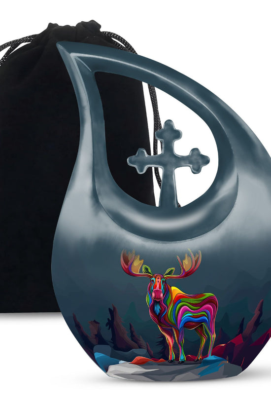 Moose Walking Urns For Ashes - Cremation Urn For Ashes