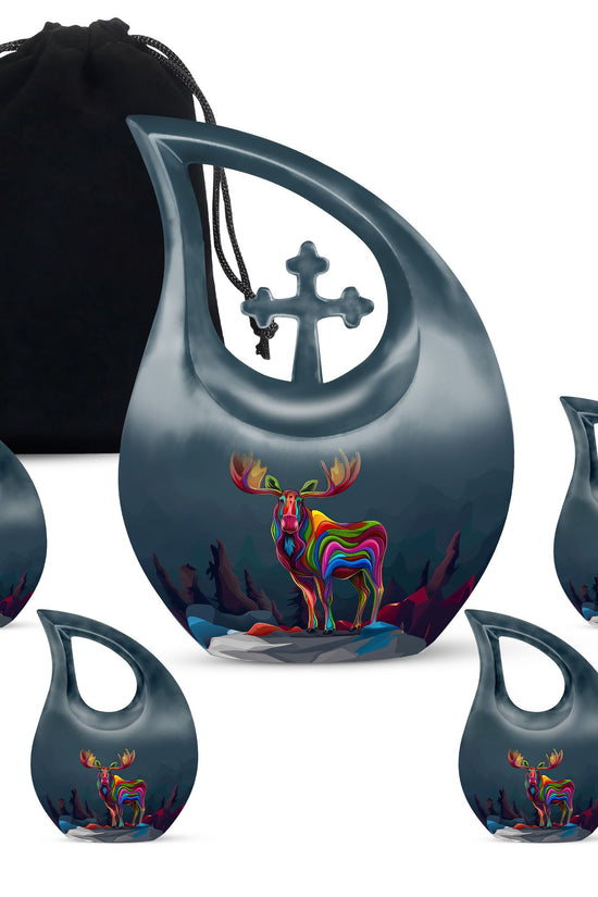 Moose Walking Urns For Ashes - Cremation Urn For Ashes