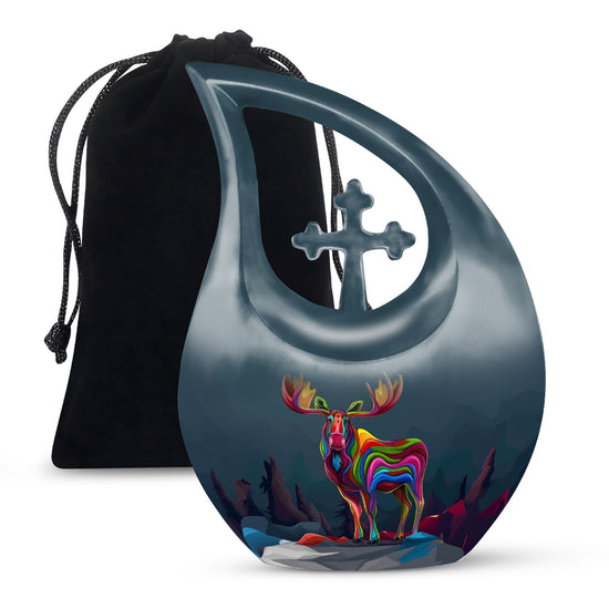 Moose Walking Urns For Ashes - Cremation Urn For Ashes