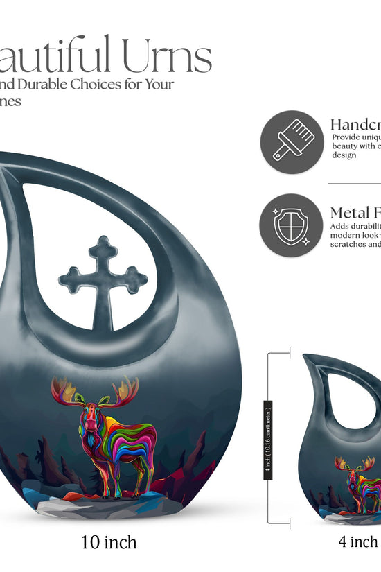 Moose Walking Urns For Ashes - Cremation Urn For Ashes