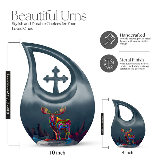 Moose Walking Urns For Ashes - Cremation Urn For Ashes