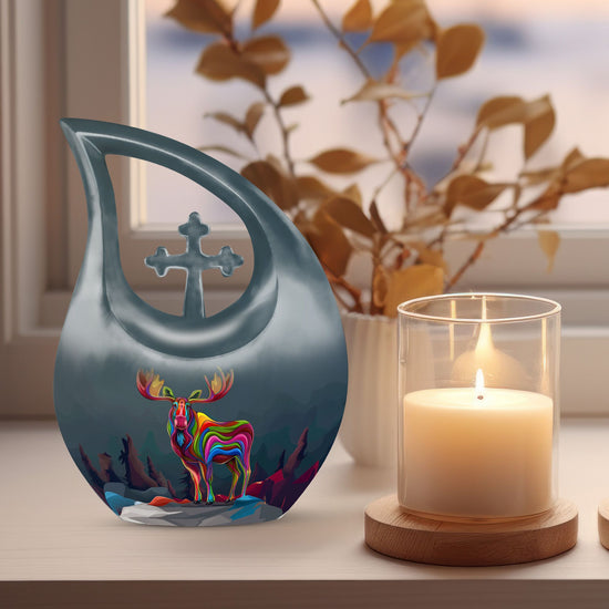 Moose Walking Urns For Ashes - Cremation Urn For Ashes