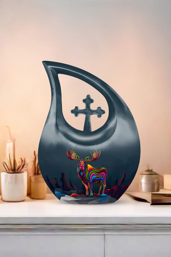 Moose Walking Urns For Ashes - Cremation Urn For Ashes