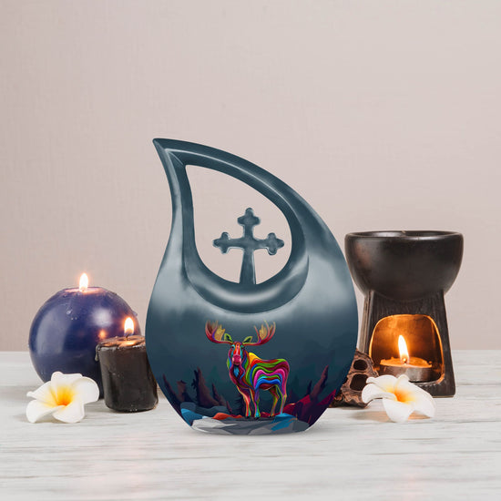 Moose Walking Urns For Ashes - Cremation Urn For Ashes
