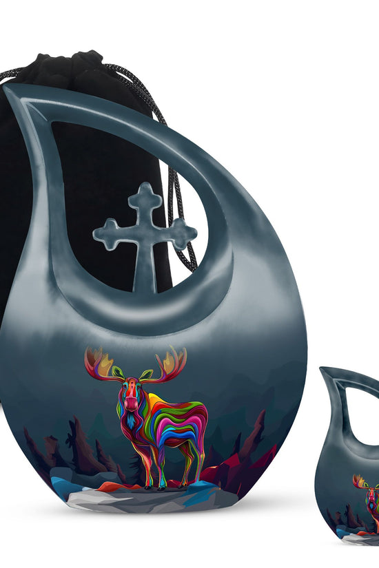 Moose Walking Urns For Ashes - Cremation Urn For Ashes