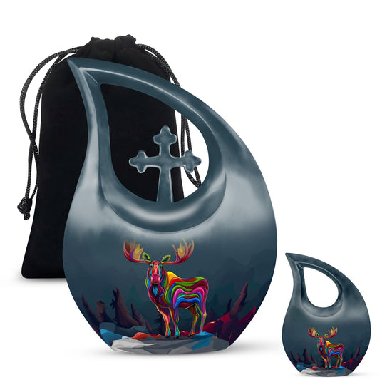 Moose Walking Urns For Ashes - Cremation Urn For Ashes