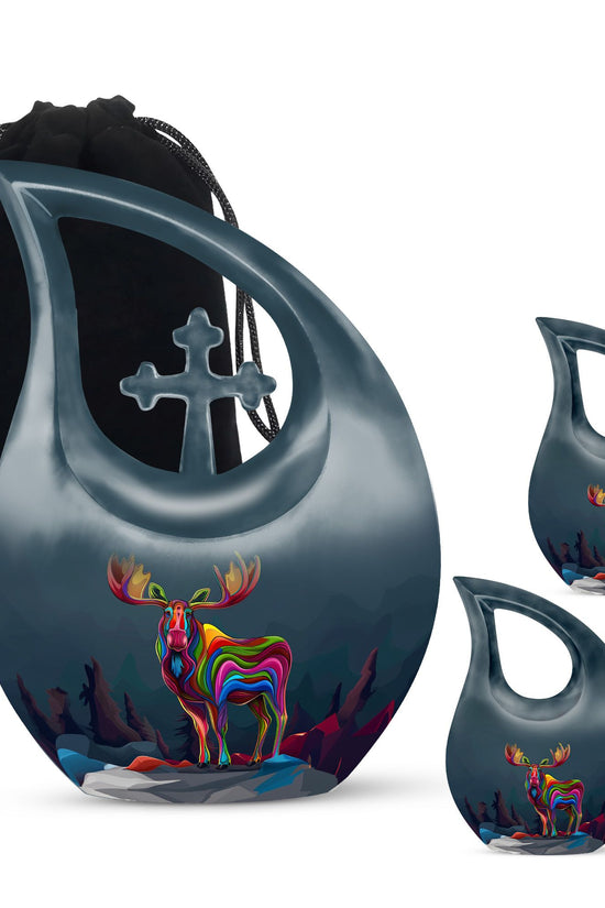 Moose Walking Urns For Ashes - Cremation Urn For Ashes