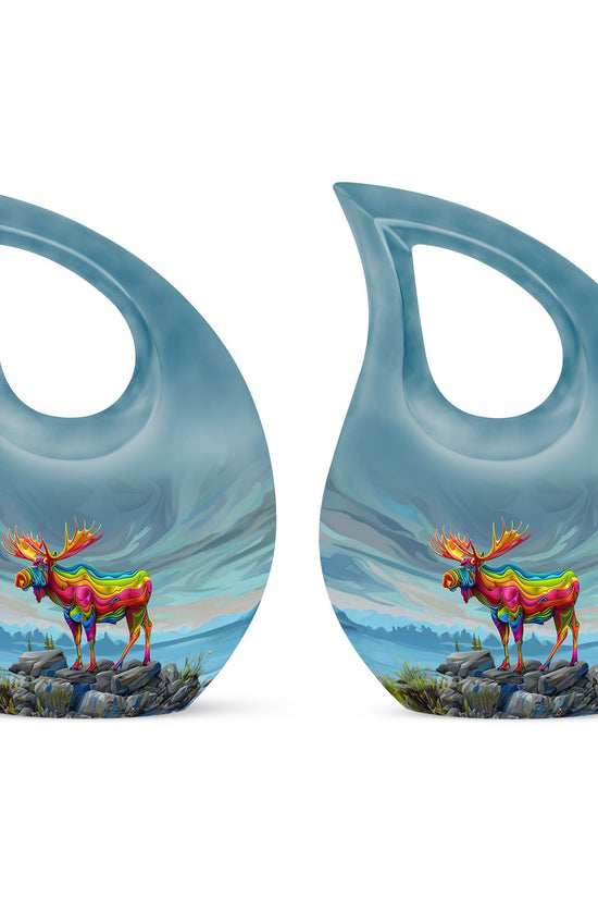 Moose Walking Urns For Ashes - Cremation Keepsakes For Ashes