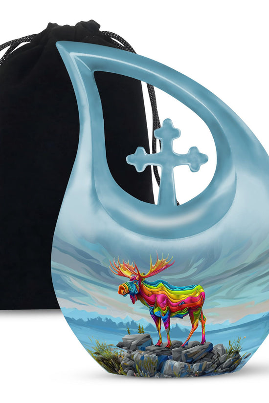 Moose Walking Urns For Ashes - Cremation Keepsakes For Ashes