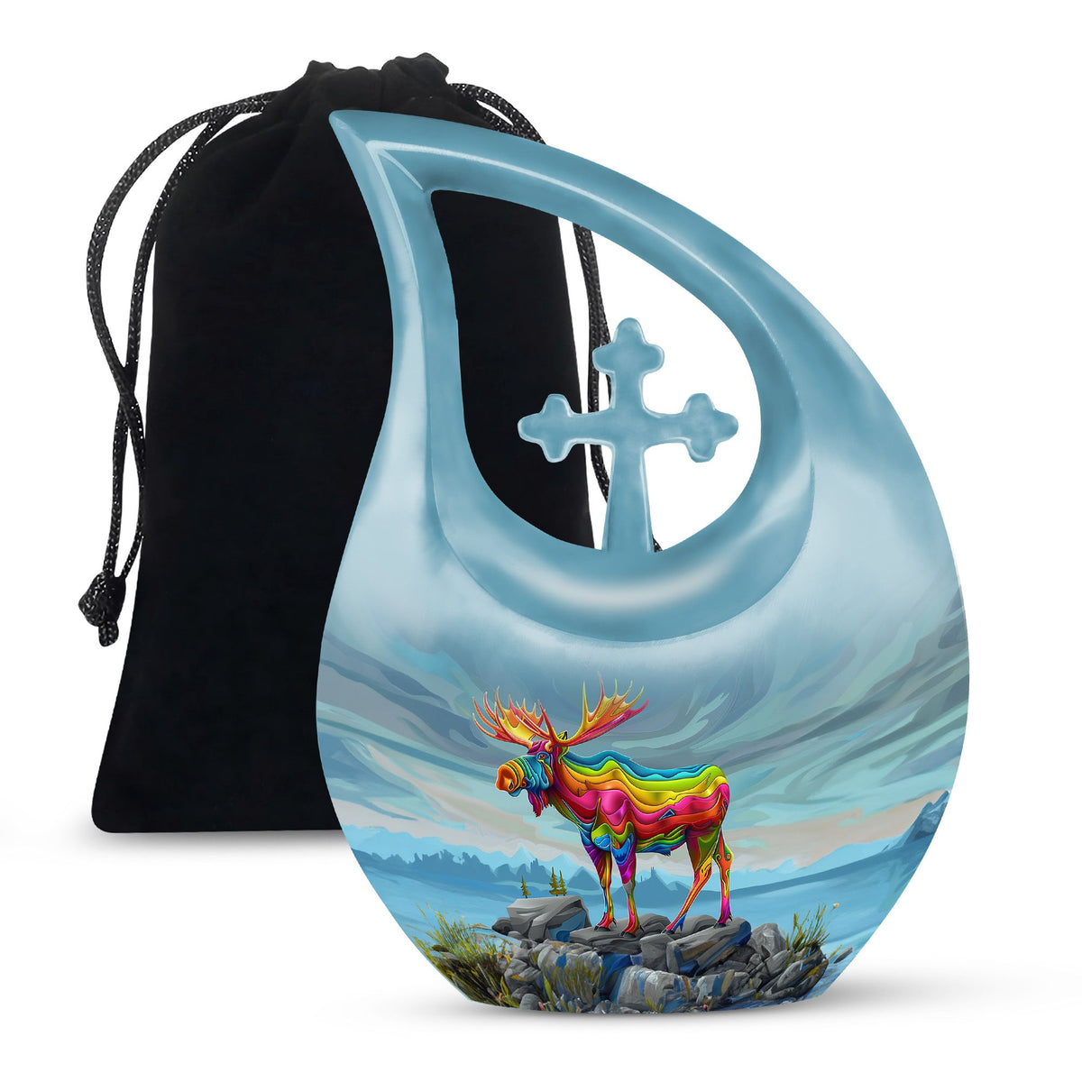 Moose Walking Urns For Ashes - Cremation Keepsakes For Ashes