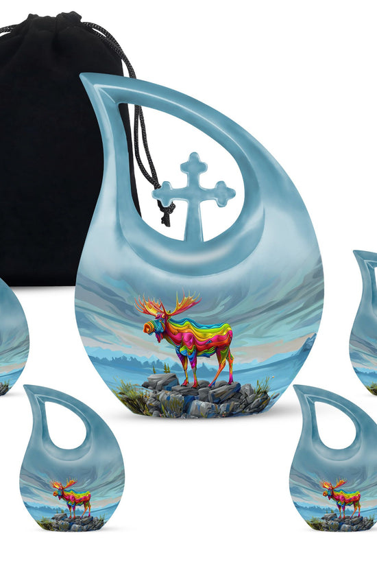 Moose Walking Urns For Ashes - Cremation Keepsakes For Ashes